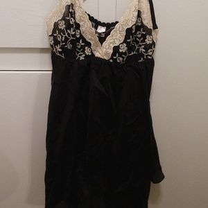 Silk Black Nighty